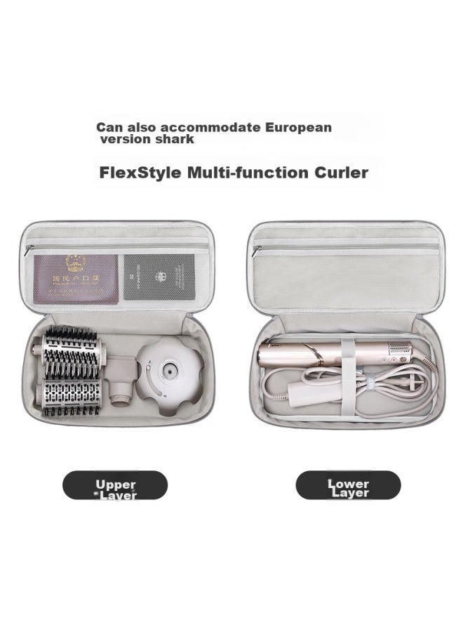 Bubm Hair Dryer Storage Bag For Dyson And L'oréal Paris, Portable Travel Makeup Bag, Double-layer Curling Iron Holder, Multifunctional Storage Pouch - Image 4