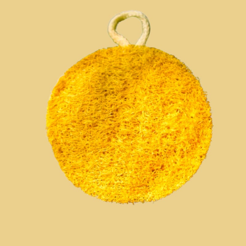Dinya™ Loofah Sponge | 100% Natural Loofah Body Sponge & Scrubber | Organic Luffa for Bath Shower Skin Exfoliation | Ideal for Men & Women (Count 1) - Image 1