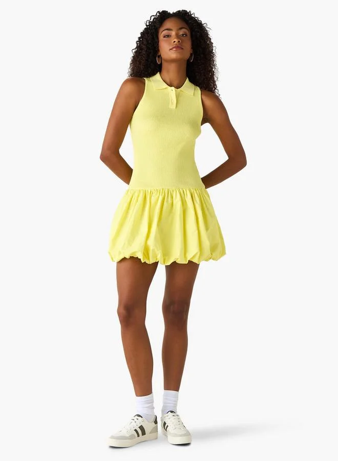 تواكستريمز 2Xtremz Ribbed Sleeveless Balloon Dress