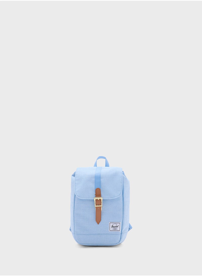 Herschel - Flap Over Logo Detailed Backpack - Image 1
