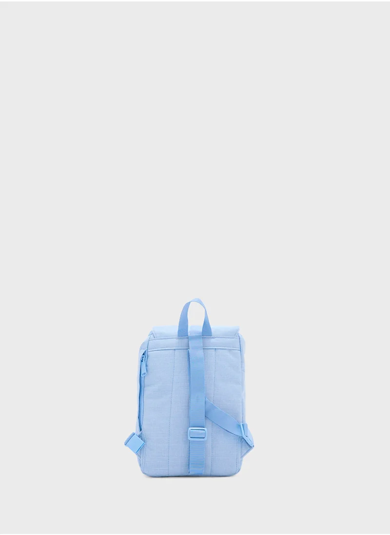 هيرشل سبلاي كو Flap Over Logo Detailed Backpack