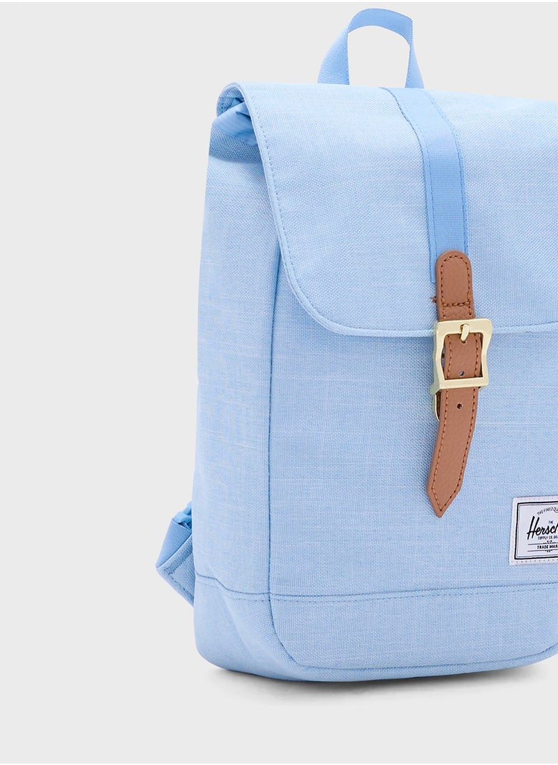 Herschel - Flap Over Logo Detailed Backpack - Image 1