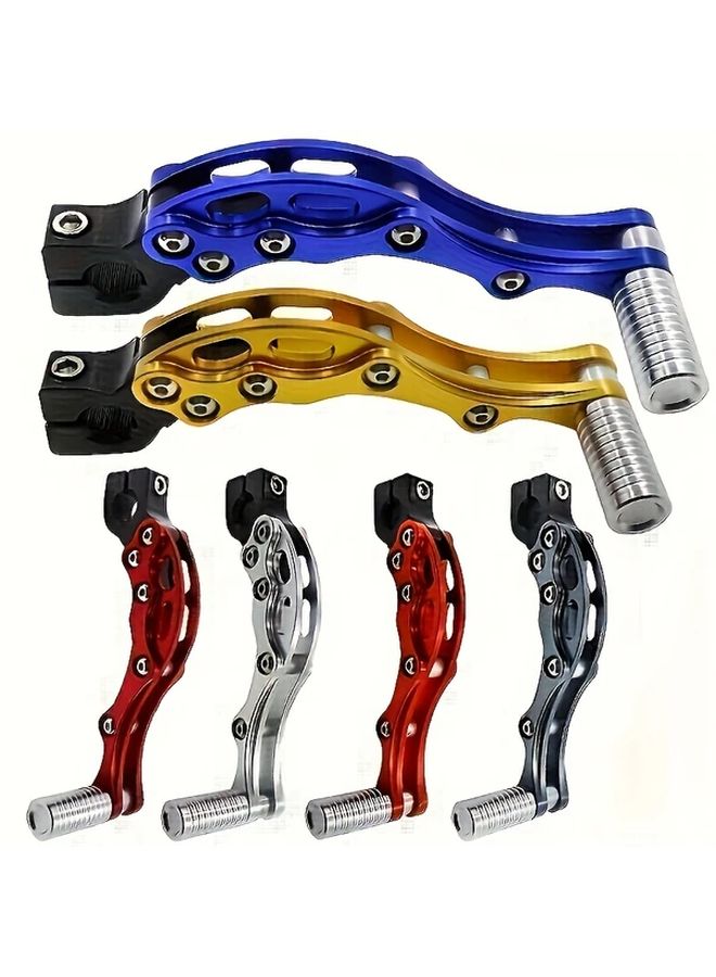 Silvery Blue Aluminum Alloy Motorcycle One Way Shift Lever For JOG 90 100 Fuxi 100CC RSZ Modified CNC Start Lever - Image 4
