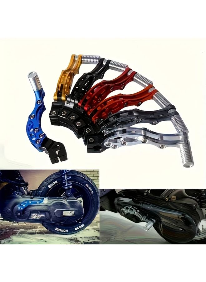 Silvery Blue Aluminum Alloy Motorcycle One Way Shift Lever For JOG 90 100 Fuxi 100CC RSZ Modified CNC Start Lever - Image 5