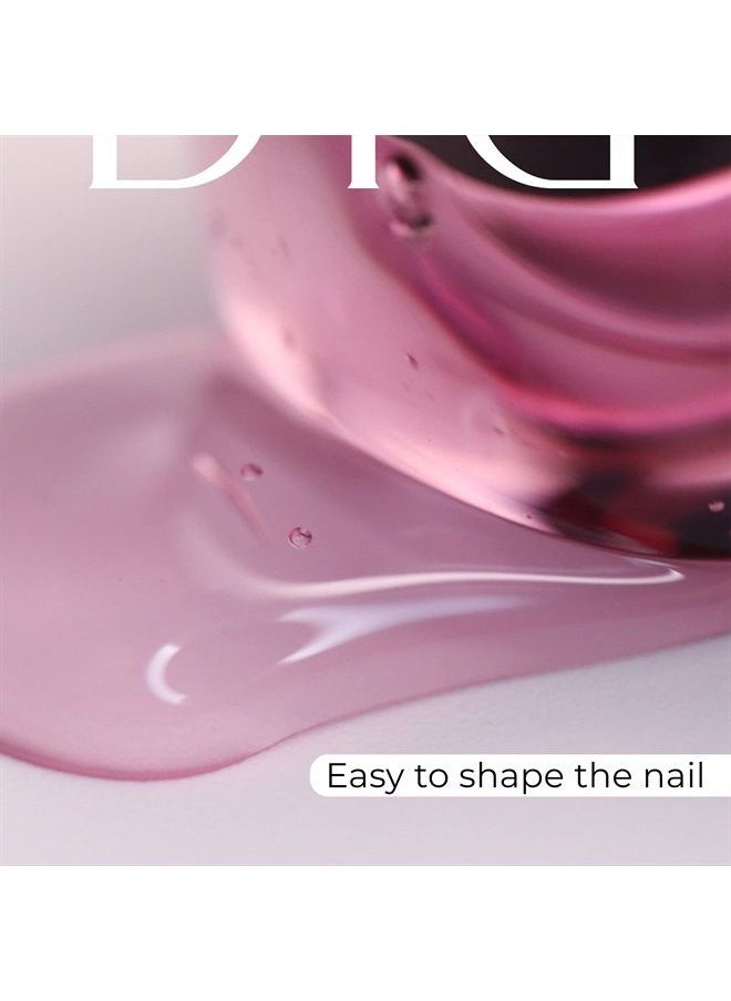 DIDIER LAB - Builder Gel Pink Glass - Hard Gel Builder for Nails Extension - Nail Strengthener Hardener - Nail Art - Nail Extension Builder gel For Professional and Beginners - UV LED Lamp - 50ml - Image 1