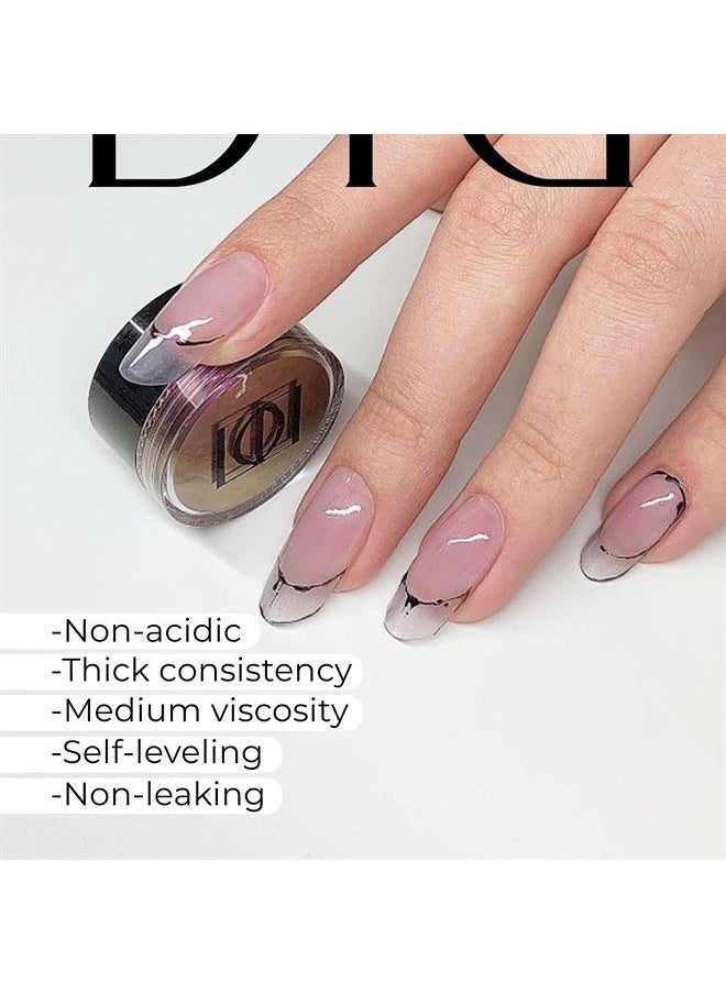 DIDIER LAB - Builder Gel Pink Glass - Hard Gel Builder for Nails Extension - Nail Strengthener Hardener - Nail Art - Nail Extension Builder gel For Professional and Beginners - UV LED Lamp - 50ml - Image 1