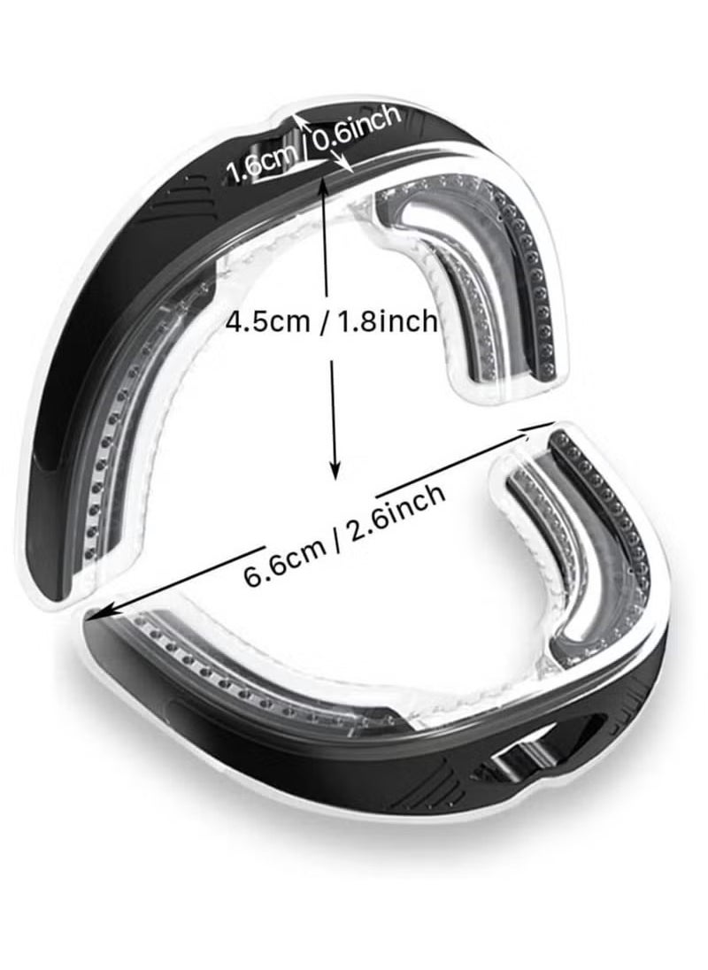 Ocean Anti Snore Devices Snore Stopper Mouthpiece Anti Snoring Night Mouth Guard Sleep Aid Night Mouth Guard for Grinding Teeth Stop Snoring Corrective Breathing Positioning Mouth Guard, for Adults Sleep  - Image 5
