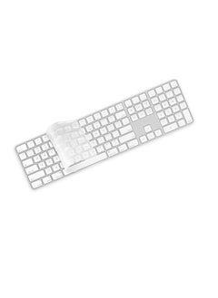 Generic Keyboard Cover Skin for Apple Magic Keyboard with Touch ID and Numeric Keypad (for 24" iMac Magic M1 M3 M4 Chip A2520 & 2022 Mac Studio), Magic Keyboard with Touch ID Keyboard Skin Protector - TPU  - Image 1