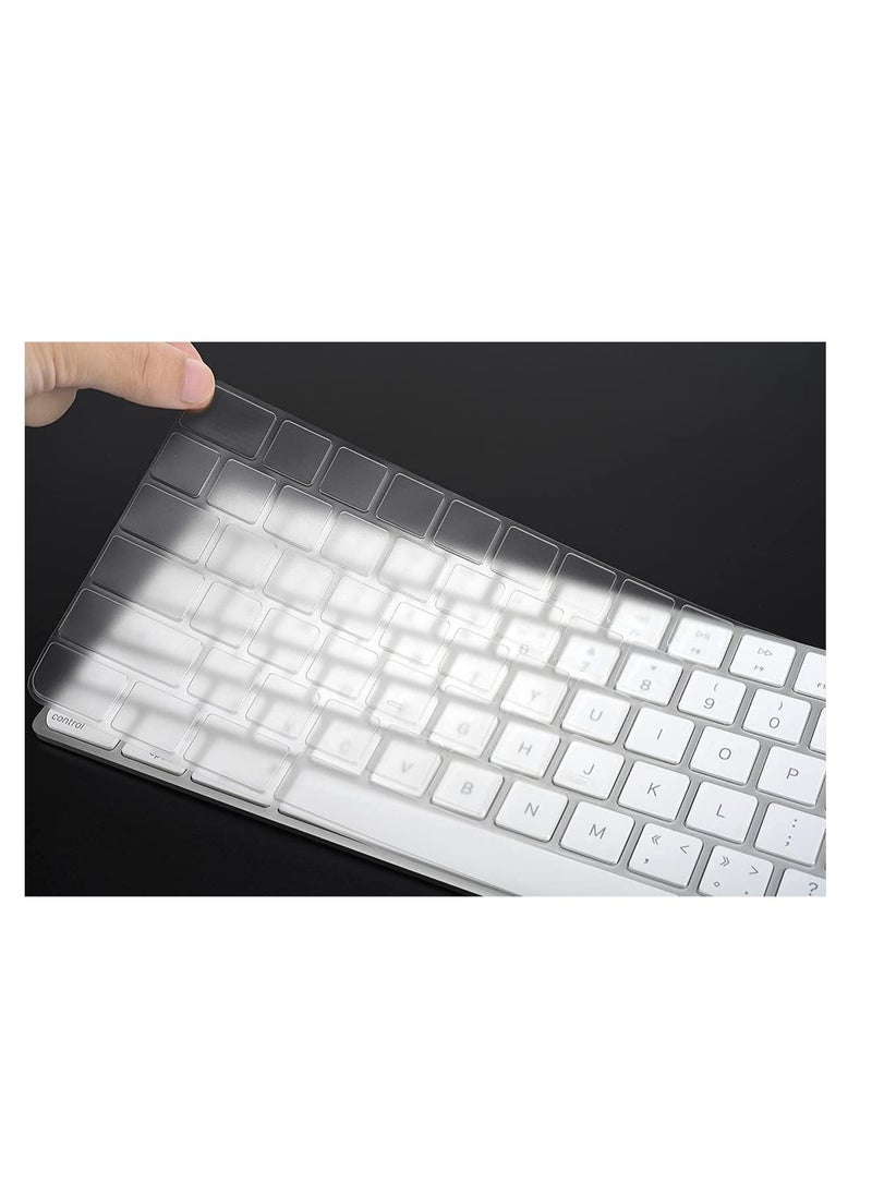 Generic - Keyboard Cover Skin for Apple Magic Keyboard with Touch ID and Numeric Keypad (for 24" iMac Magic M1 M3 M4 Chip A2520 & 2022 Mac Studio), Magic Keyboard with Touch ID Keyboard Skin Protector - TPU - Image 1