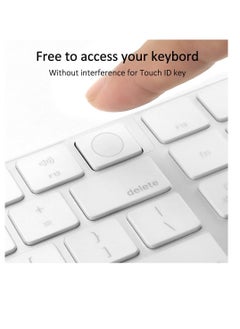 Generic Keyboard Cover Skin for Apple Magic Keyboard with Touch ID and Numeric Keypad (for 24" iMac Magic M1 M3 M4 Chip A2520 & 2022 Mac Studio), Magic Keyboard with Touch ID Keyboard Skin Protector - TPU  - Image 5