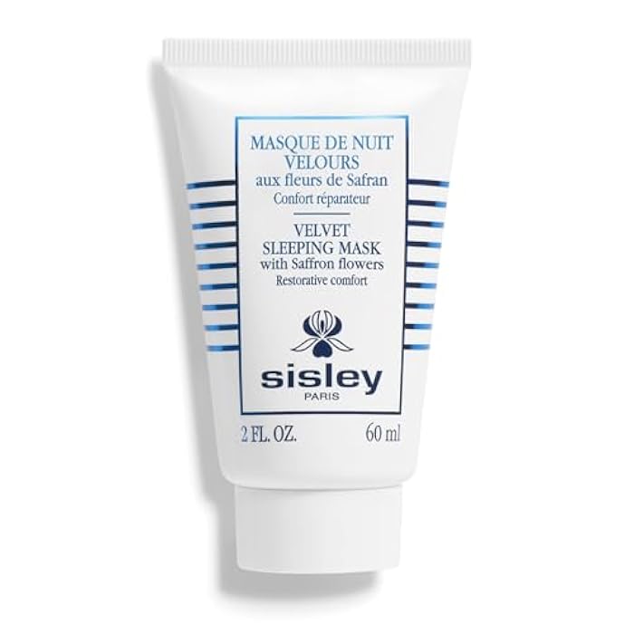 Sisley Paris Velvet Sleeping Mask with Saffron Flowers - 60 mL - Soothing, Restorative Overnight Skin Care Face Mask for Soft, Radiant Skin - For Dry Skin - Image 1