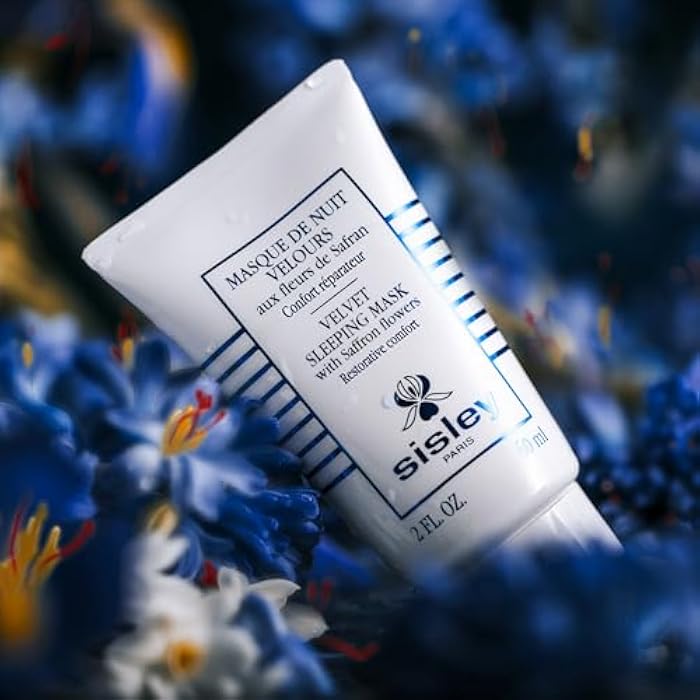 Sisley Paris Velvet Sleeping Mask with Saffron Flowers - 60 mL - Soothing, Restorative Overnight Skin Care Face Mask for Soft, Radiant Skin - For Dry Skin - Image 3