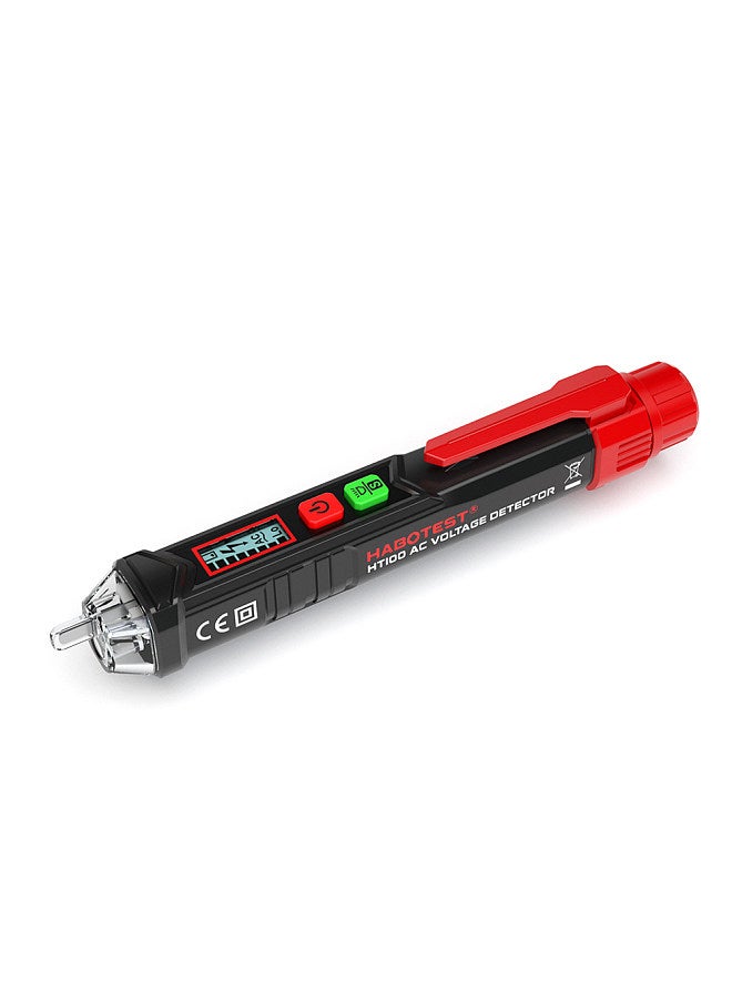 HABOTEST Portable Non-contact AC Voltage Tester Pen Shaped V～Alert Detector with Sound and Light Alarm - Image 3