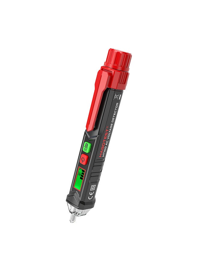 HABOTEST Portable Non-contact AC Voltage Tester Pen Shaped V～Alert Detector with Sound and Light Alarm - Image 5