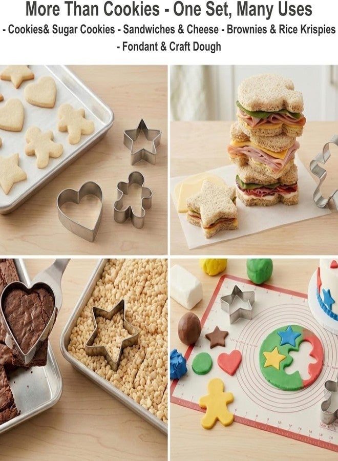Auktosmn Wildflower Baby Shower Cookie Cutters Set - 7-Piece - Stainless Steel - Dishwasher Safe - Perfect for Baby in Bloom Baby Girl Baby Shower - Image 5