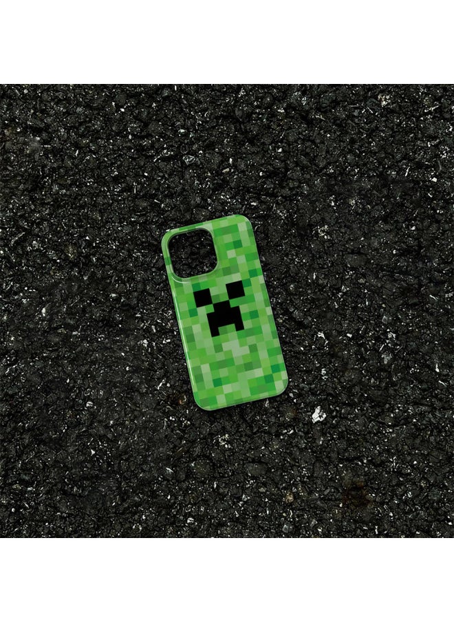 Green Plaid Monster Film Case 2-in -1 For Apple 16Pro Phone Case 15/13 Soft Case XR Hard Case-Color: Glossy-half Package-Applicable Models:Apple 12