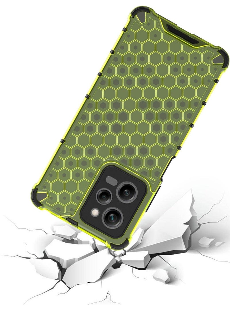 غطاء حالة Xiaomi POCO X5 Pro 5G [امتصاص الصدمات على شكل قرص العسل] [انقطاع دقيق] غطاء خلفي واقي للكمبيوتر الشخصي غطاء هاتف TPU ناعم ل POCO X5 Pro / Redmi Note 12 Pro 5G - Image 3