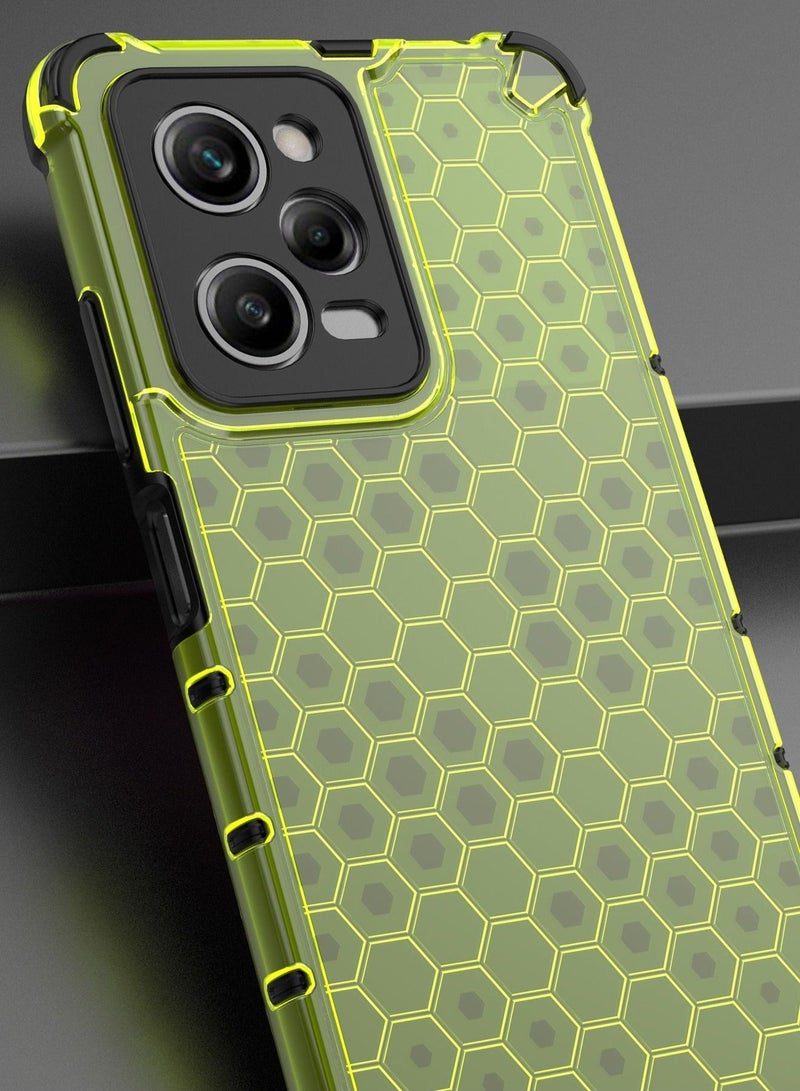 غطاء حالة Xiaomi POCO X5 Pro 5G [امتصاص الصدمات على شكل قرص العسل] [انقطاع دقيق] غطاء خلفي واقي للكمبيوتر الشخصي غطاء هاتف TPU ناعم ل POCO X5 Pro / Redmi Note 12 Pro 5G - Image 4