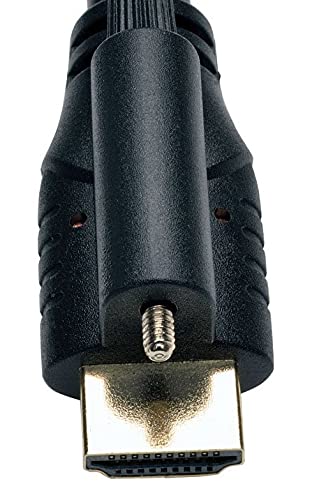 Tripp Lite High Speed HDMI Cable with Ethernet and Locking Connector, Ultra HD 4K x 2K, 24AWG (M/M), 6-ft. (P569-006-LOCK) , Black - Image 3