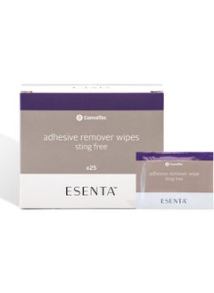 convatec ConvaTec ESENTA Adhesive Remover Wipes for Around Stomas and Wounds, Sting Free, Alcohol Free, 25ct Box (Pack of 1) 
