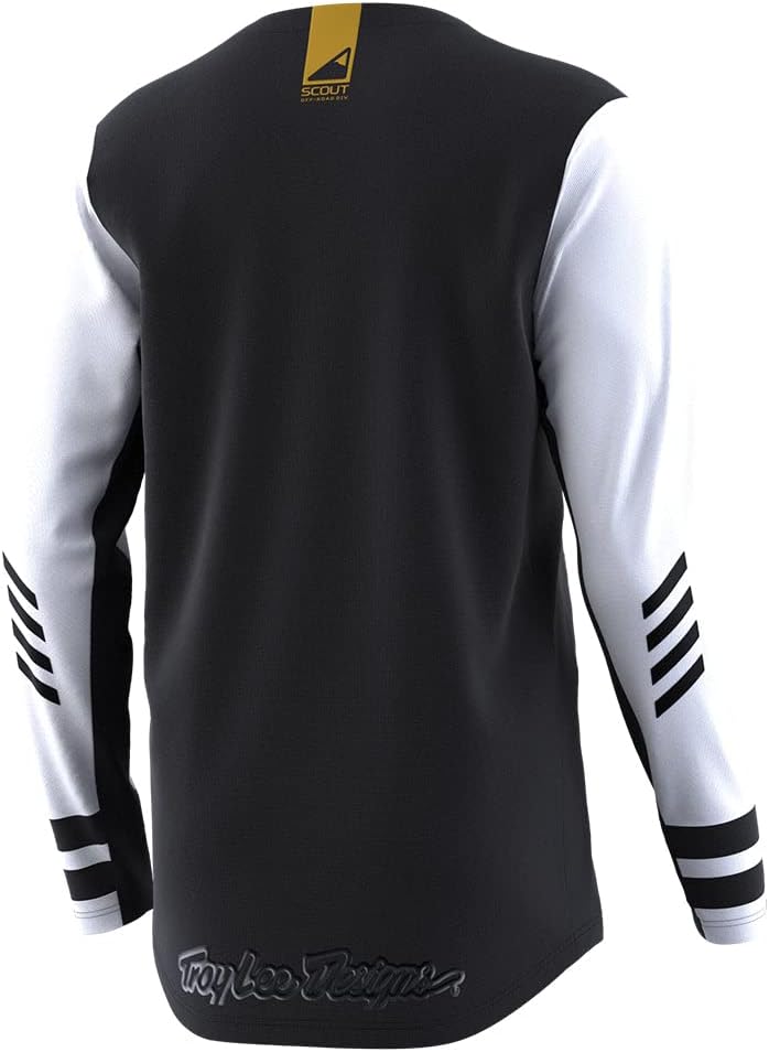 Troy Lee Designs Men's Scout GP Motocross Jersey - Black/White, Size M - Image 2