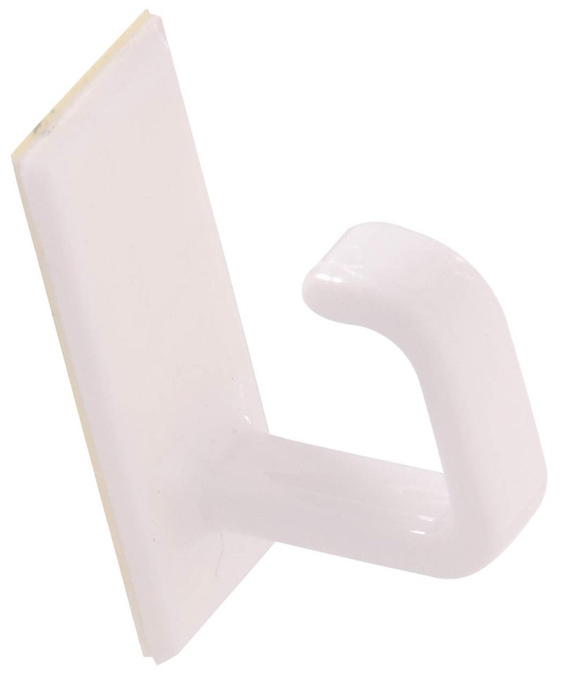 Hillman Hardware Essentials 852974 White Adhesive Cup Hook 6Pack