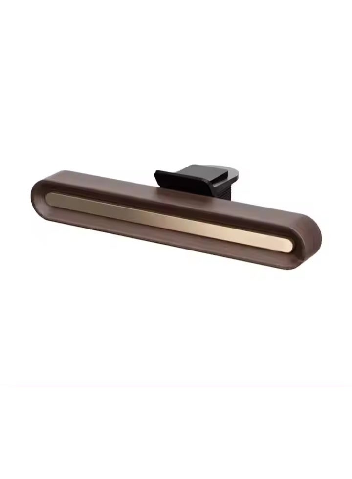 الأزرق جي دبليو Car Air Freshener Designed for Tesla Model 3, Y, Vent Clip Fragrance Diffuser, Aromatherapy Sticks Included(Wood Grain) - Image 1