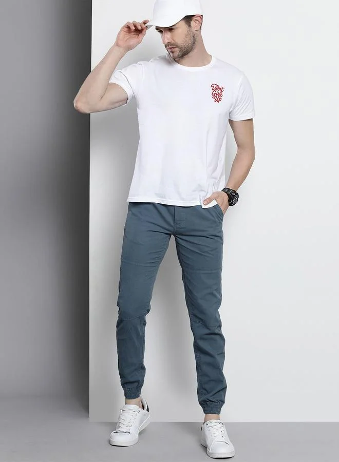 The Indian Garage Co  Men Slim Fit Solid Joggers for Men | Best Price UAE