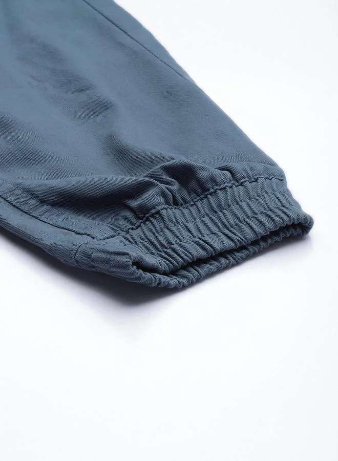 The Indian Garage Co  Men Slim Fit Solid Joggers for Men | Best Price UAE