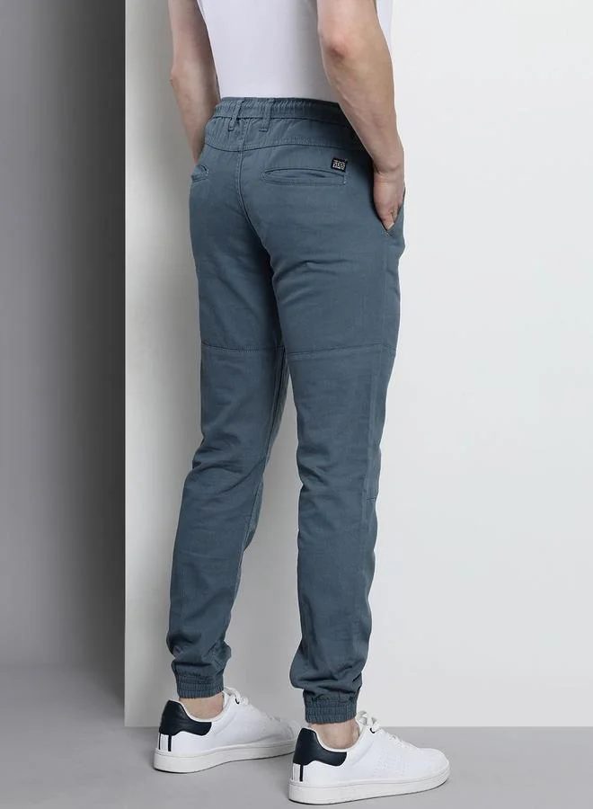 The Indian Garage Co  Men Slim Fit Solid Joggers for Men | Best Price UAE