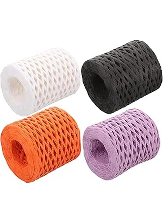 Decorative Wrapping Cords Set 4 Rolls 200 Meters For Crafts Holiday Decor And DIY Projects - Image 1