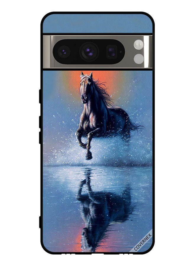 Covernex Protective Case Cover For Google Pixel 8 Pro Horse Running In Water Art - Image 1