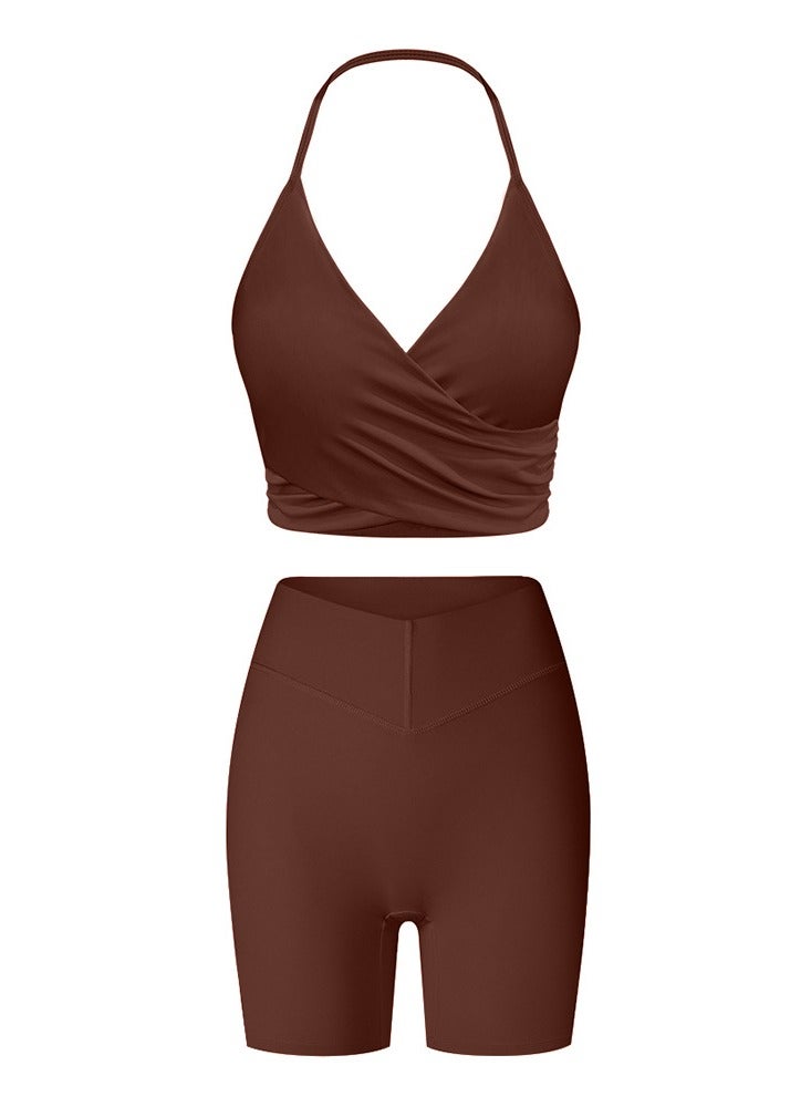 EBMINI New Pilates Yoga Training Fitness Clothing Set