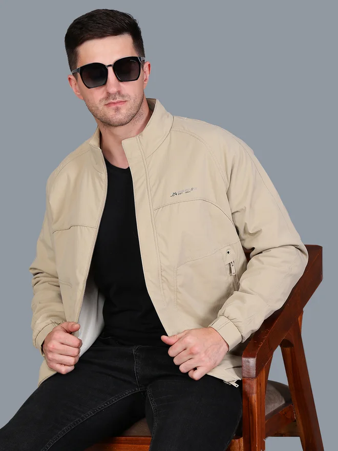 فورت كولينز جاكيت رجالي بني فاخر خفيف الوزن