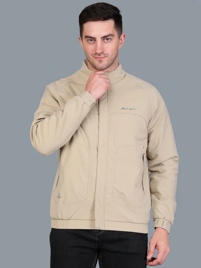 فورت كولينز جاكيت رجالي بني فاخر خفيف الوزن