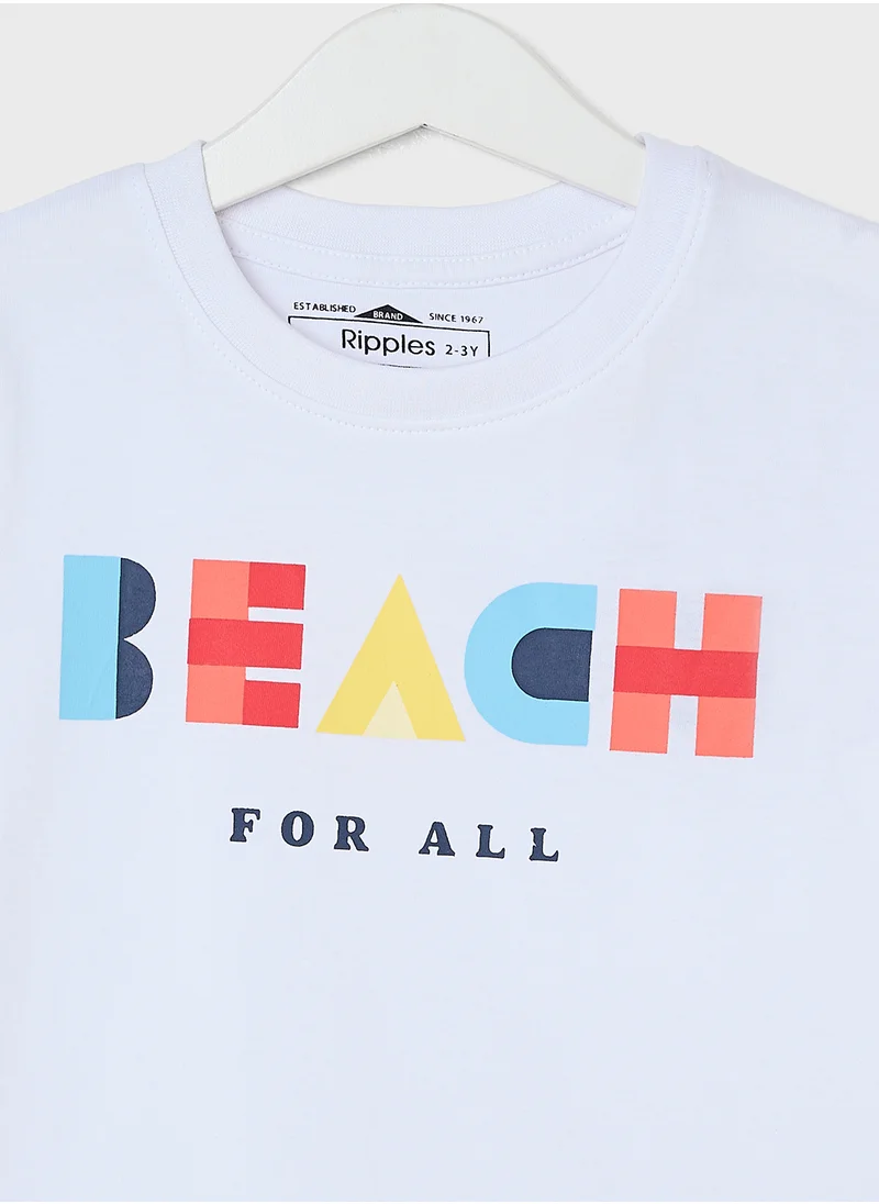 ريبلز مع نمشي BOYS HALF SLEEVE T-SHIRT