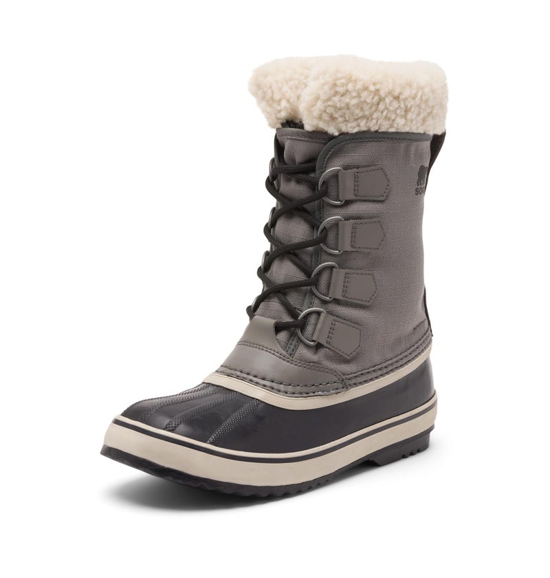 SOREL Women's Winter Carnival Waterproof Boot - Quarry, Black - 6.5 - Image 1