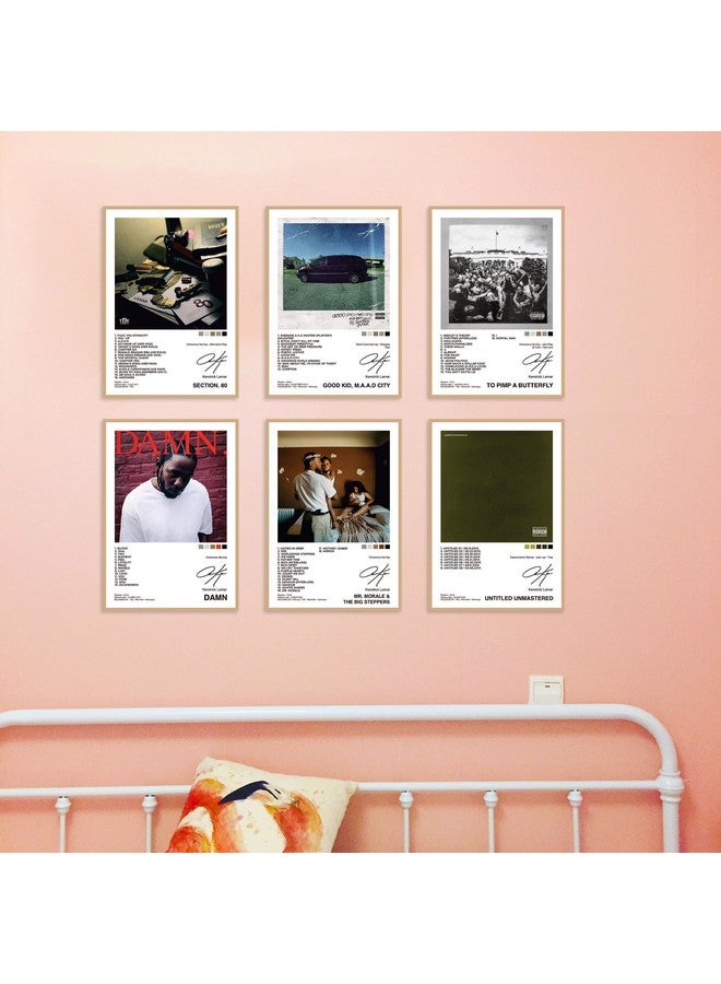 CodersParadise Paper Kendrick Lamar Music Album Posters - Pack Of 6 | 8 X 12 Inches (A4 Size) Art Wall Posters | Glue Dots Included | Aesthtetic Wall Art For Bedroom, Living Room And Office - Image 5