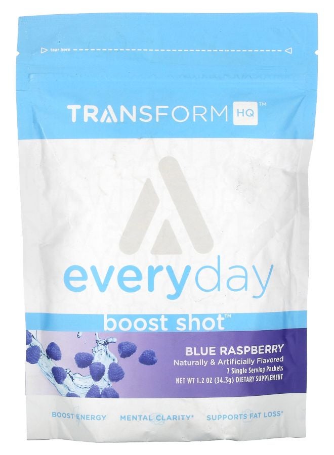 TransformHQ Everyday Boost Shot Blue Raspberry 1.2 oz (34.3 g)