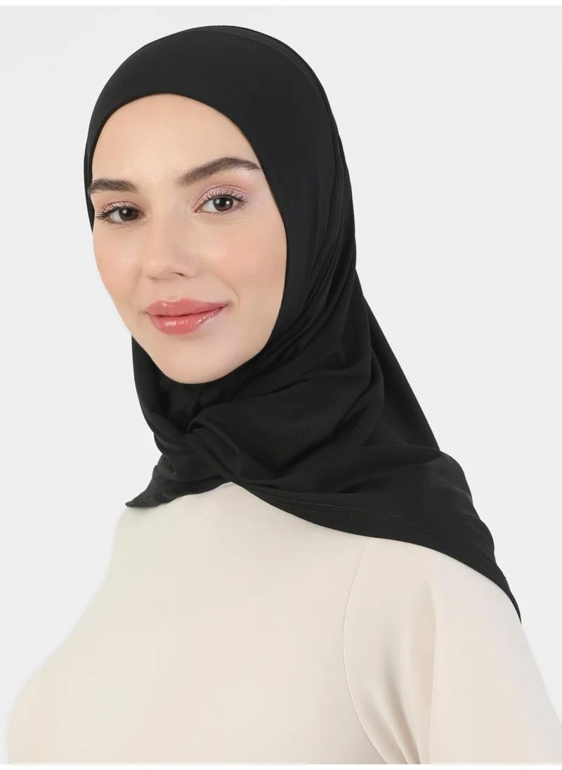Ecardin Scarfs Hijab - Black -