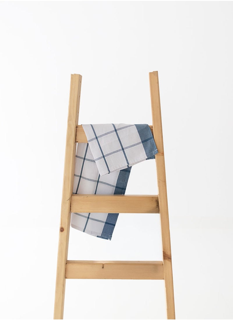 More cottons  فوطة مطبخ سكاى لاين (50x70) ازرق*ابيض 