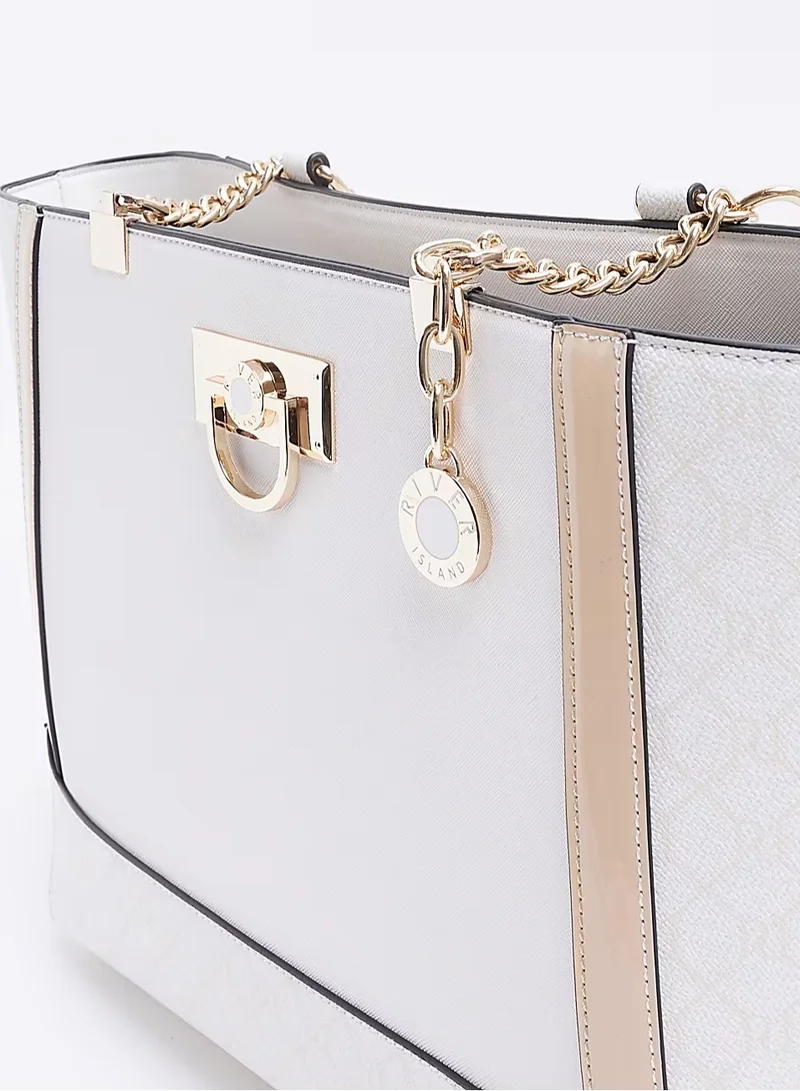 RIVER ISLAND Lock Wing Tote