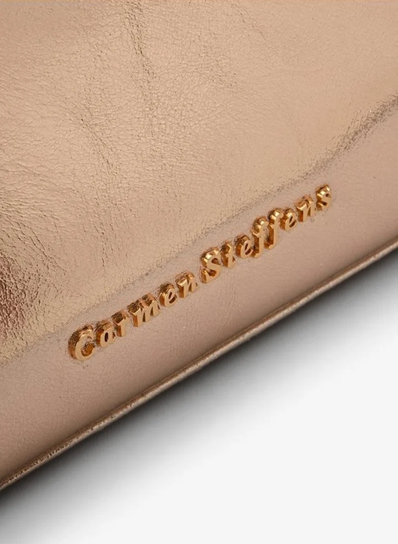 Carmen Steffens  Gold Crossbody Bag Leather for Women | Best Price UAE