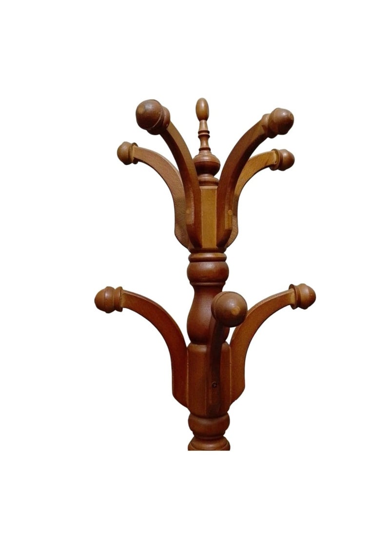 Generic - Solid wood coat hanger with swivel head - Image 1