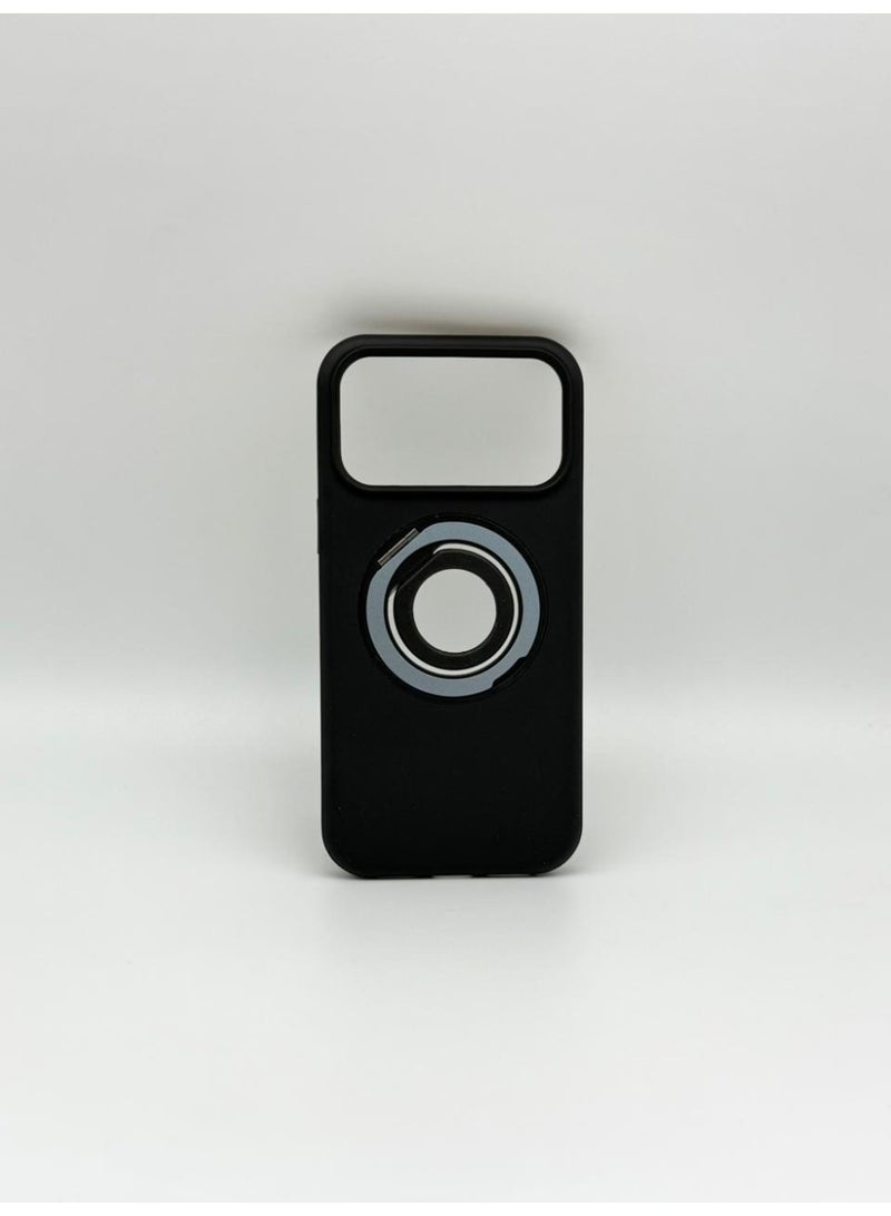 general Hybrid MagSafe Case for iPhone 17 Pro Max – Military-Grade Drop Protection with 360° Rotating Ring Stand & Integrated Metal Camera Lens Protector - Image 4