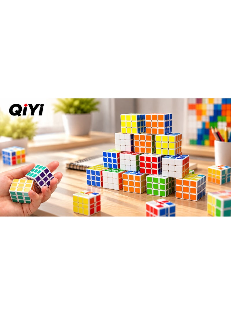 كي يي مكعب QiYi Mini 3x3 بحجم 3 سم – مكعب مصغر محمول بدون ملصقات لهواة الجمع - Image 5
