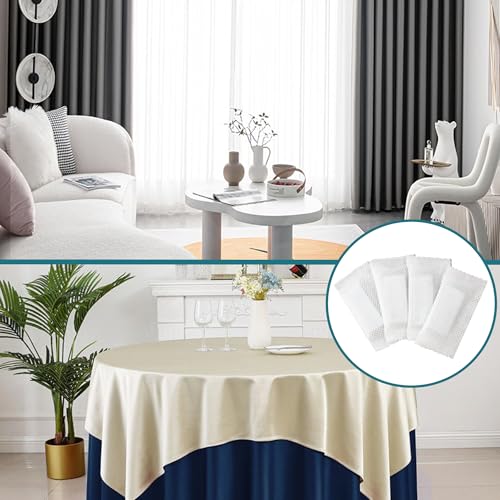 Adyoney 20Pcs Curtain Weights - Premium Quality Drapery Weights for Straight, Stable Curtains and Tablecloths (15g Each), Size 2.17inch/5.5cm x 1.18inch/3cm - Image 5
