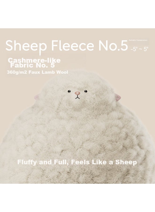 Bananain Jiaonei Yibo's Choice] Fluffy 506h Lambswool Pajamas, Women's Loungewear, Hooded Couple Set, Autumn And Winter Season - Image 3