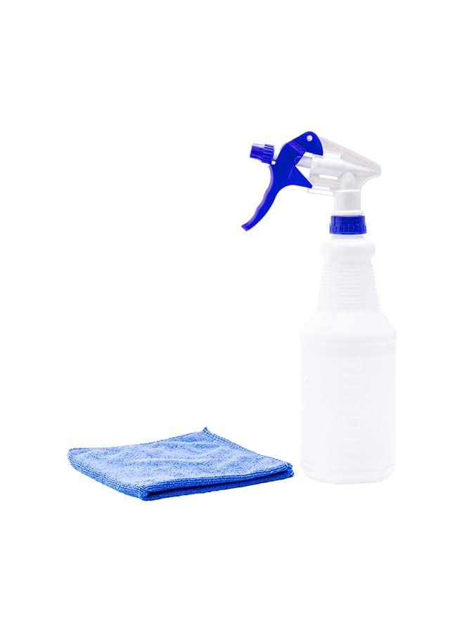 Restaurantware زجاجات رش التنظيف سعة 25 أونصة من رستورانت وير، 1 زجاجة رش قابلة لإعادة التعبئة - مع قياسات، وضع الضباب والتدفق، زجاجات بلاستيكية زرقاء، مقاومة للتسرب، للاستخدام المنزلي والتجاري - Image 4