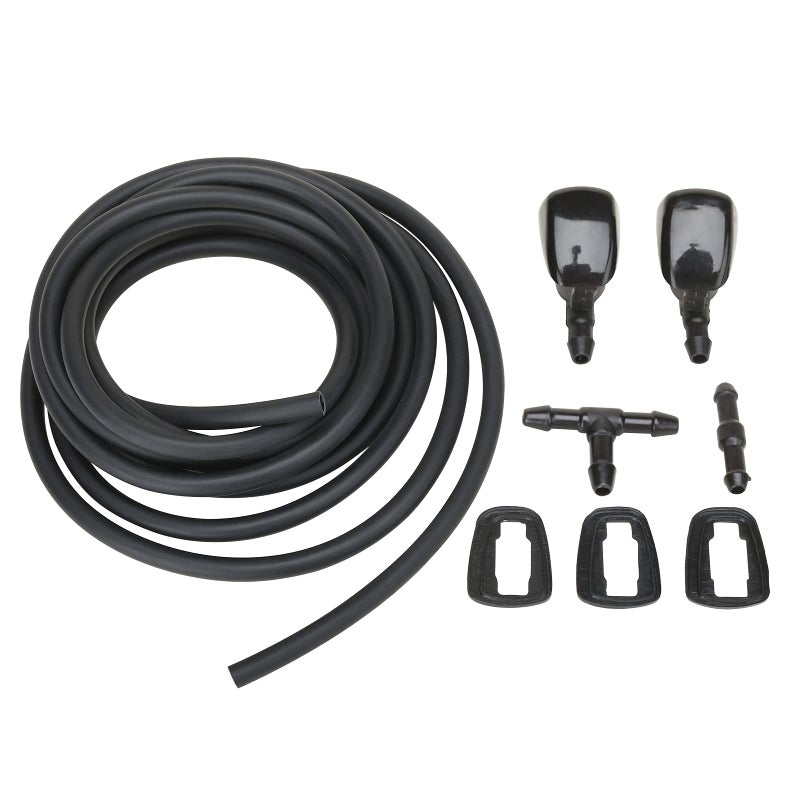 MITZONE Windshield Washer Nozzle Kit Compatible with 2005-2017 Jeep Grand Cherokee Replace 55079049AA